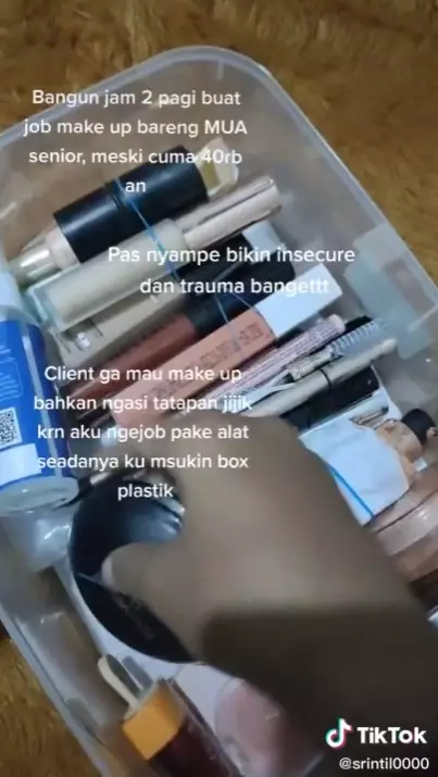 Curhat MUA ditolak klien © TikTok Curhat MUA ditolak klien © TikTok