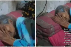 Lama simpan rindu, nenek ini telan pil pahit sang anak sudah meninggal