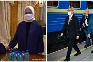 Misi perdamaian, 13 momen Jokowi dikawal menuju Ukraina lewat Polandia