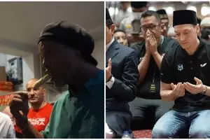 Momen 11 atlet dunia kunjungi Indonesia, Ronaldinho jajan telur gulung