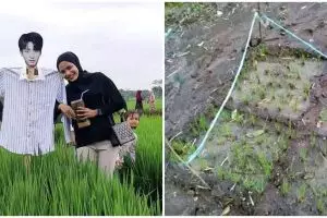 11 Penampakan nyeleneh sawah ini bikin kamu garuk kepala