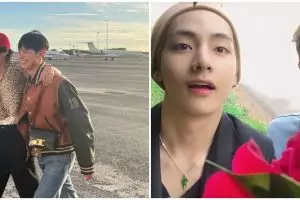 Bersahabat akrab, ini 9 adu gaya V BTS & Park Bo-gum di berbagai acara