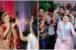Momen ulang tahun 11 pedangdut, Ayu Ting Ting dandan bak putri Korea