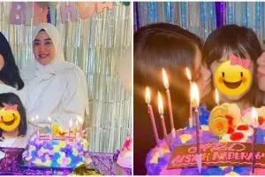 11 Momen Puput rayakan ulang tahun anak, tanpa dihadiri Doddy Sudrajat