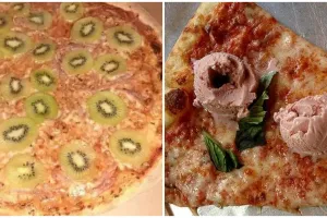 15 Penampakan pizza dengan topping nggak biasa, bikin geleng kepala