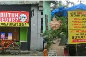 11 Kata-kata lucu di spanduk promosi dagangan, ada yang bikin kesal