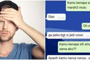 11 Chat lucu bikin pacar jadi serba salah, mau marah tapi nggak bisa