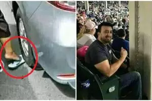 15 Potret apes bapak-bapak di tempat umum ini bikin nangis dalam hati