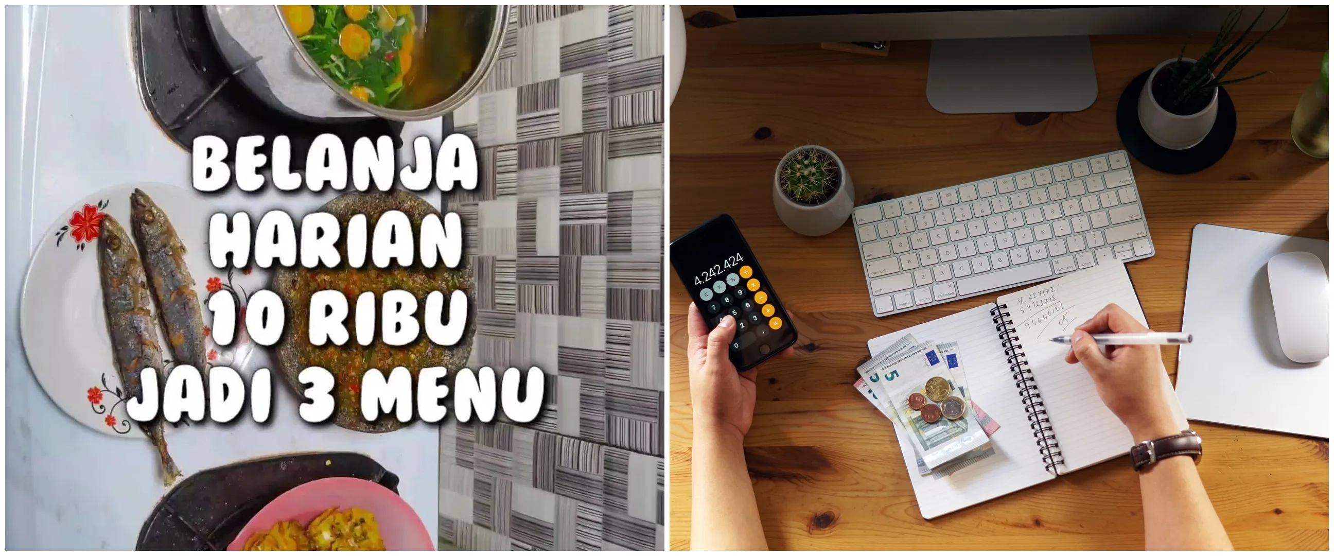 Ibu Rumah Tangga ini belanja harian habis Rp 10 ribu, dapat 3 menu