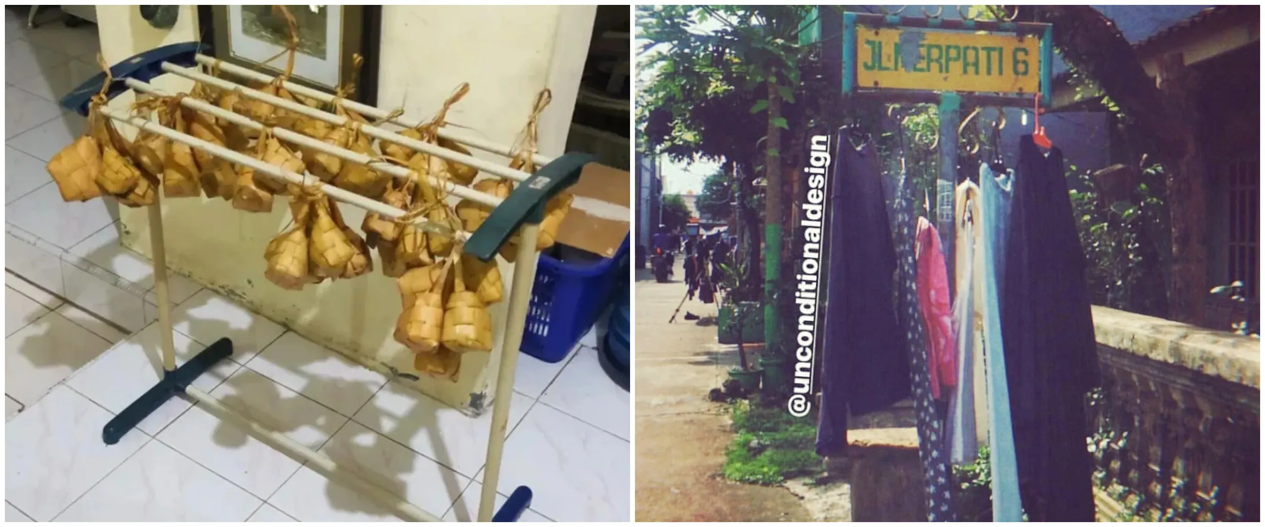 11 Penampakan nyeleneh barang dijemur ini bikin lihat dua kali