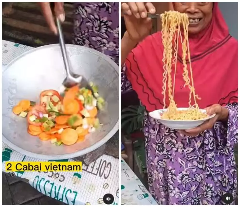 nenek bikin tutorial masak cemilan Korea © berbagai sumber