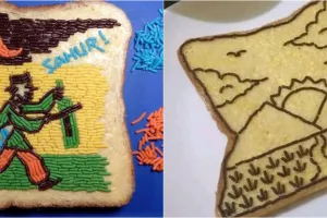 17 Kreasi roti tawar meses ini kreatif abis, bikin nggak tega makan
