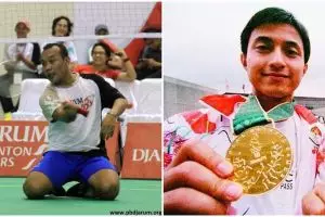 11 Potret lawas Tri Kusharyanto & Ricky Subagja, wasit Tepok Bulu '22