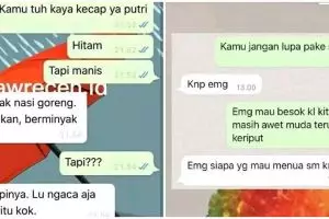 Gagal romantis, 11 balasan chat ngegombal ini kocak tapi bikin miris
