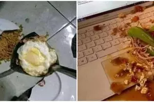 15 Momen apes saat mau makan mi ini bikin hati nyesek