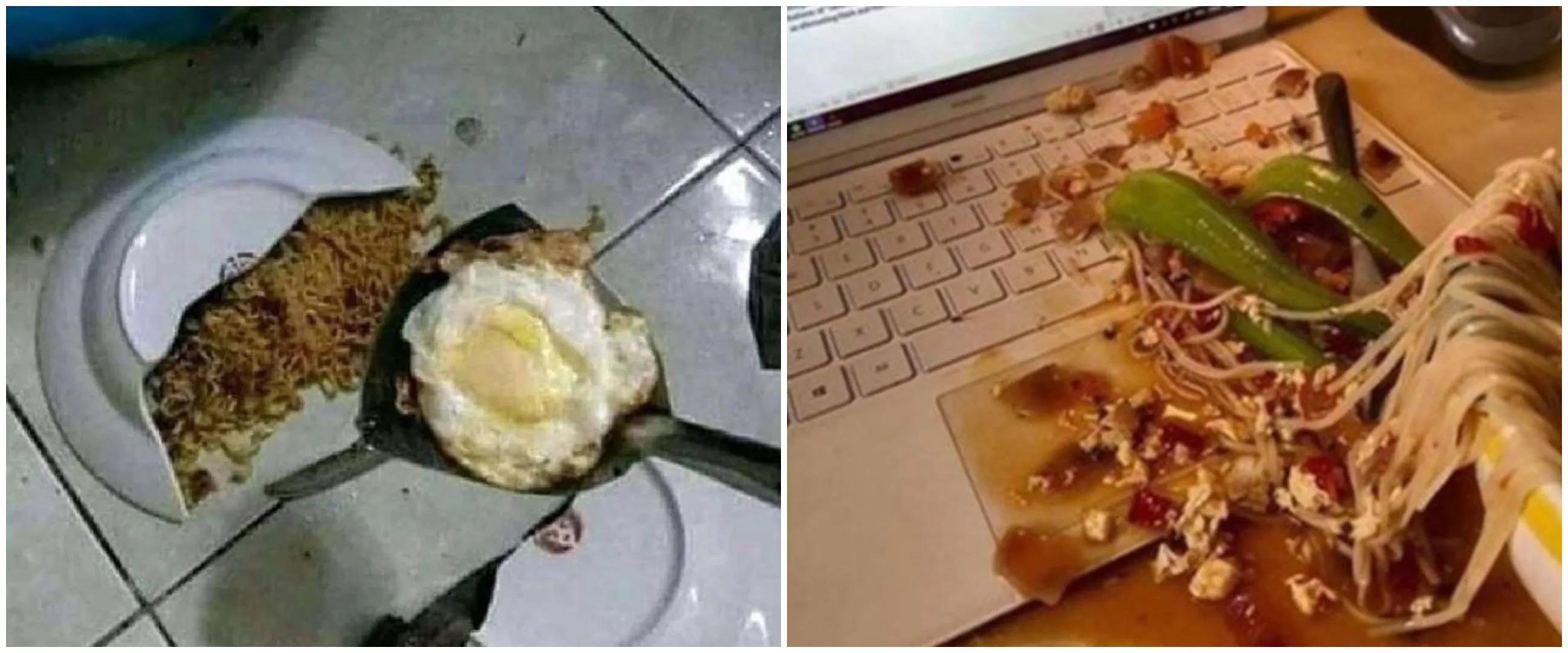 15 Momen apes saat mau makan mi ini bikin hati nyesek
