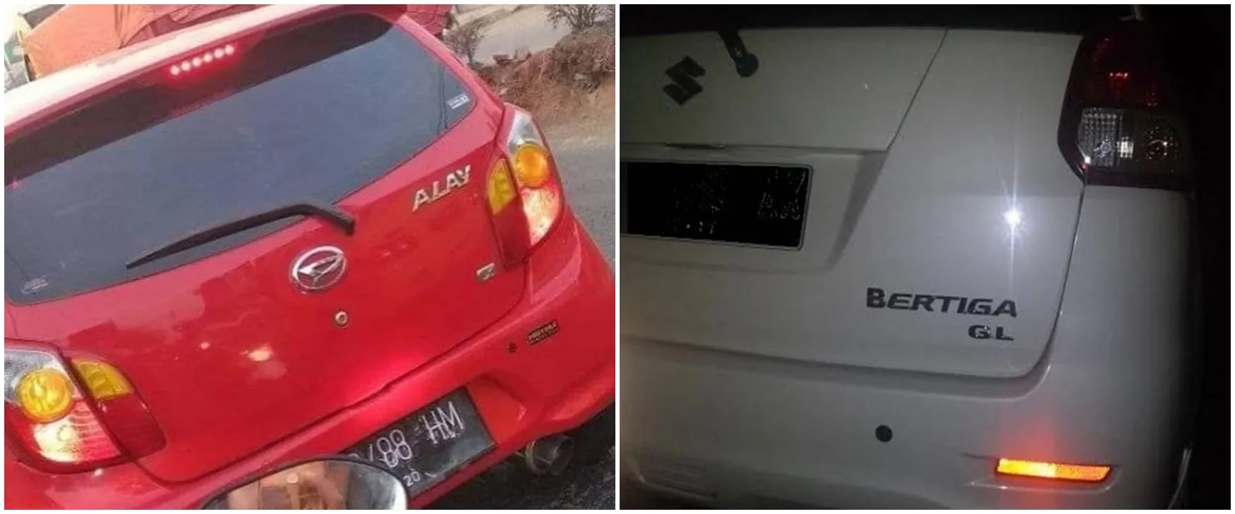 13 Tulisan lucu merek di mobil pribadi, nyelenehnya bikin tepuk jidat