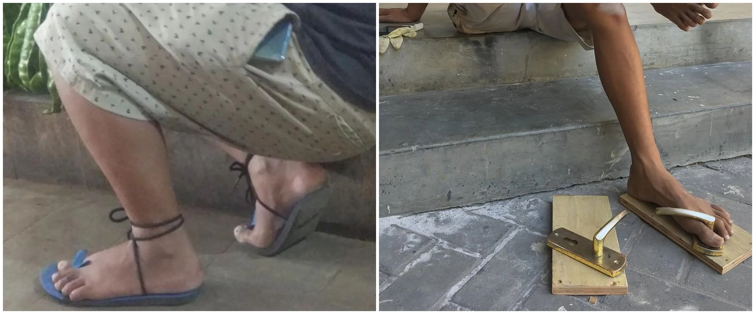 11 Penampakan sandal jepit ini bentuknya bikin salah fokus
