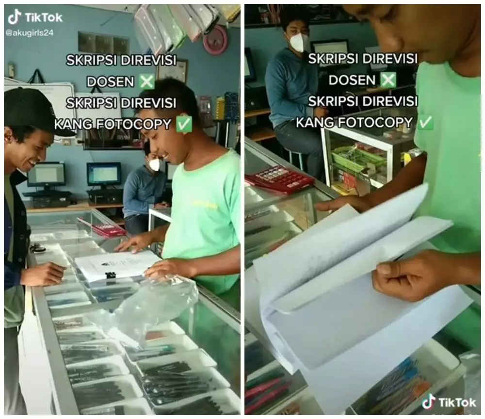 tukang fotocopy malah revisi skripsi © berbagai sumber
