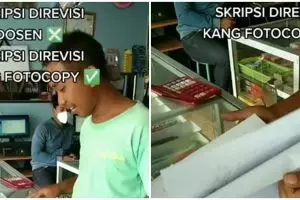 Tukang fotokopi ini jago revisi skripsi, mahasiswa sampai heran