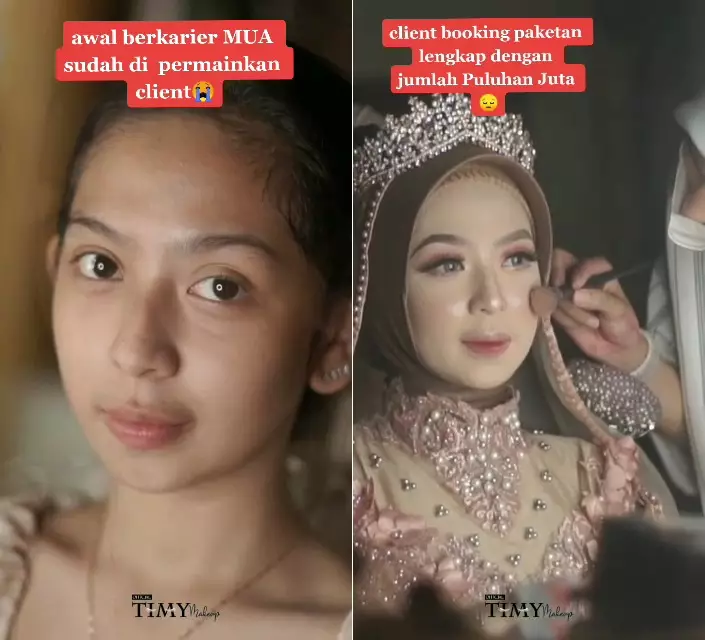 mua baru kena tipu klien © TikTok mua baru kena tipu klien © TikTok