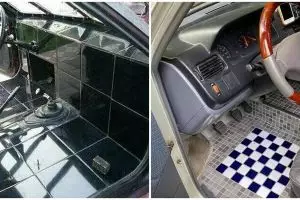 11 Penampakan interior mobil ini nyelenehnya bikin nggak habis pikir