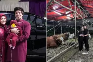 11 Momen ultah Aurel Hermansyah, Atta beri kejutan di kandang sapi