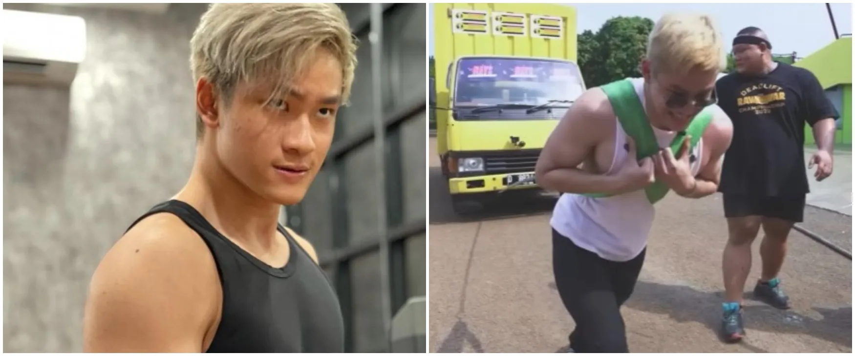 11 Momen Azka Corbuzier tarik truk seberat 5 ton, bikin deg-degan