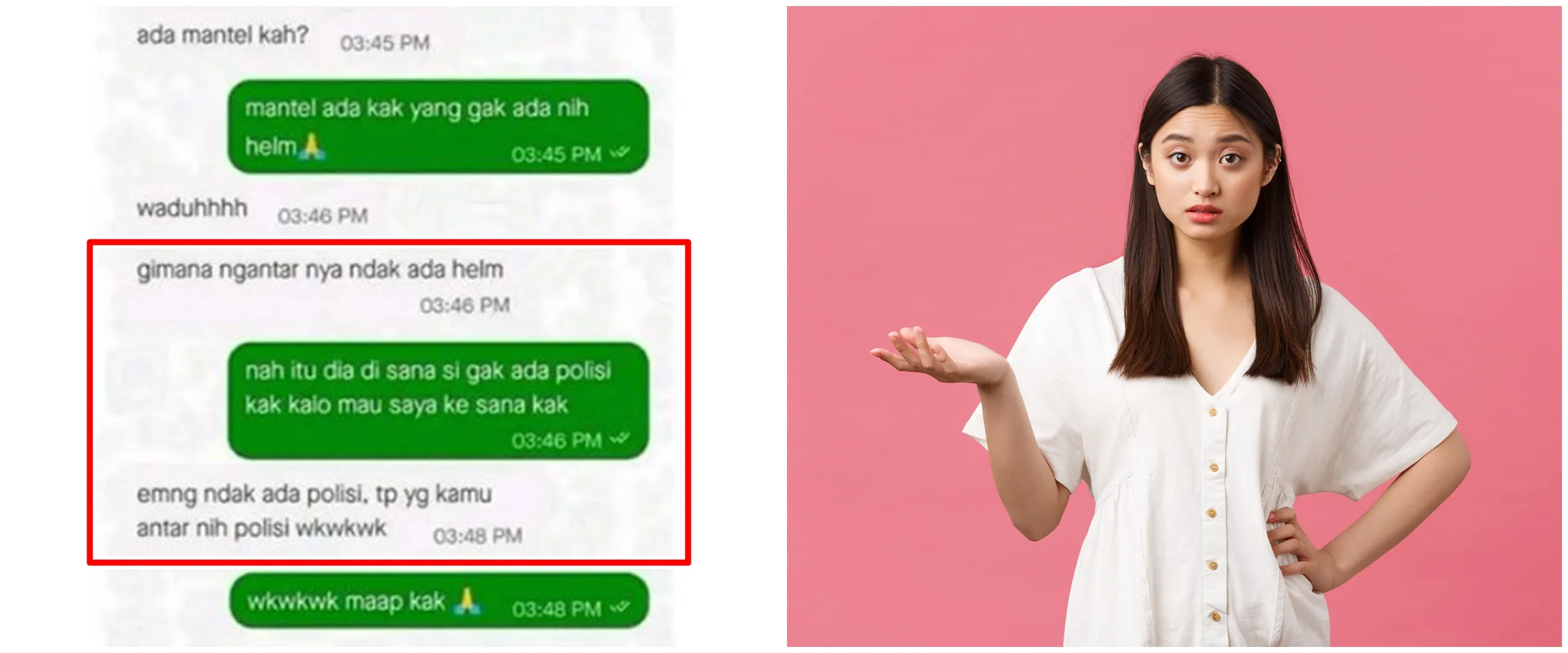 11 Chat lucu plot twist driver ojek online, bikin mikir keras