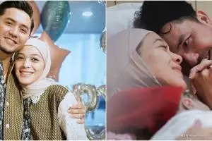 11 Momen Dian Ayu istri Omesh melahirkan anak ketiga, namanya unik