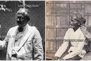 12 Meme lucu dari foto jadul, percakapannya bikin senyum tipis