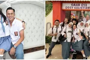 11 Momen pesta ultah Ussy Sulistiawaty, Yuni Shara luwes jadi anak SMA