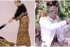 Kental adat Jawa, ini 15 momen temu manten Via Vallen & Chevra Yolandi