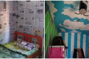 11 Desain kamar nyeleneh, dindingnya antimainstream