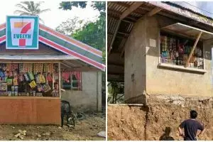 15 Potret nyeleneh warung ini bentuknya bikin pembeli garuk kepala