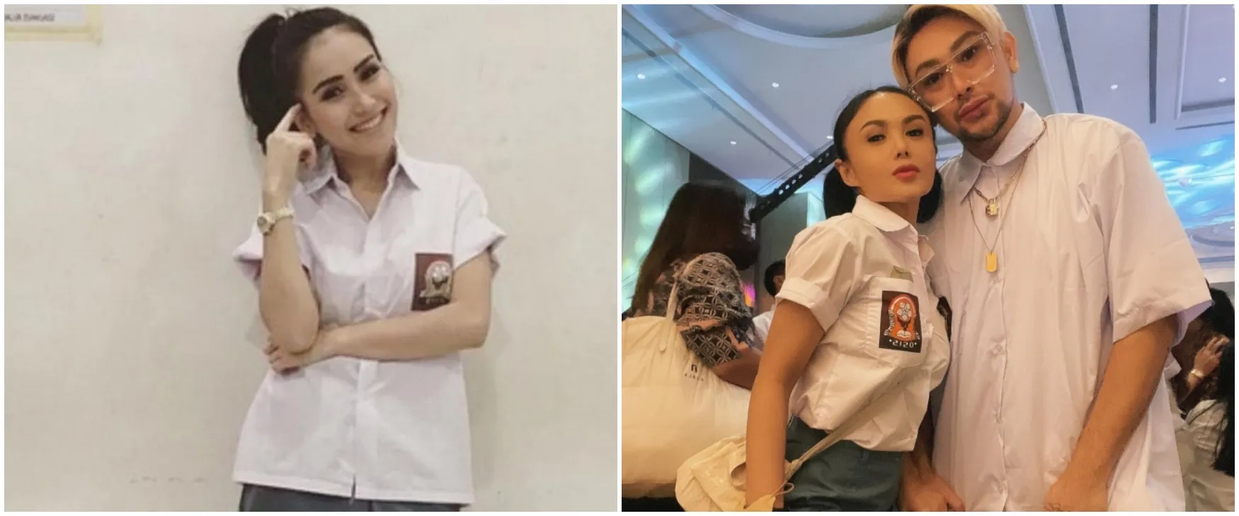 Sudah jadi ibu, gaya 14 penyanyi pakai baju SMA ini bak ABG