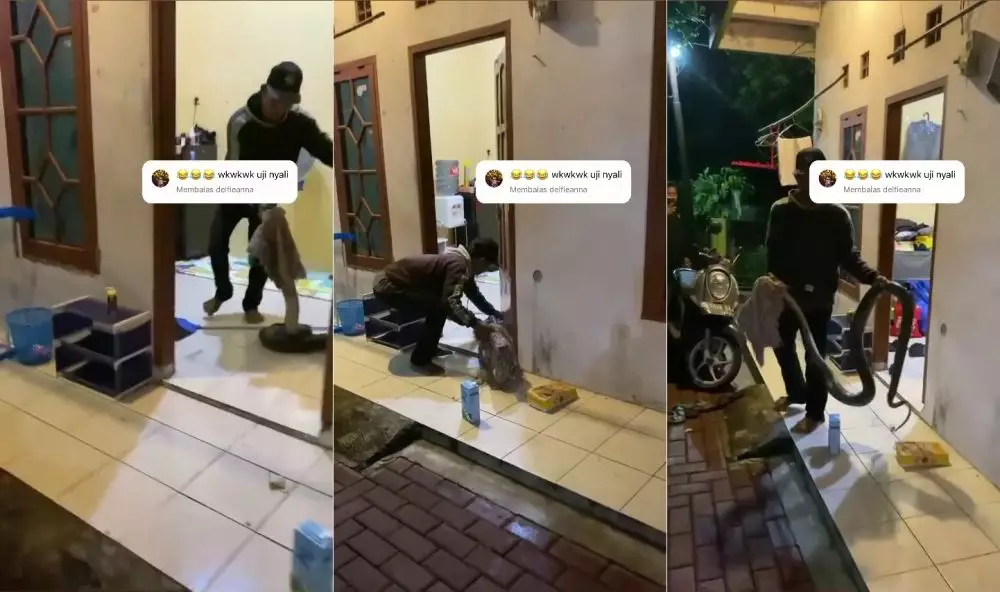 ular masuk kos-kosan © Instagram ular masuk kos-kosan © Instagram
