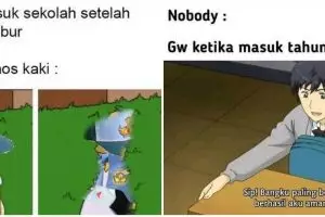 17 Meme gambaran saat pertama masuk sekolah ini relate abis
