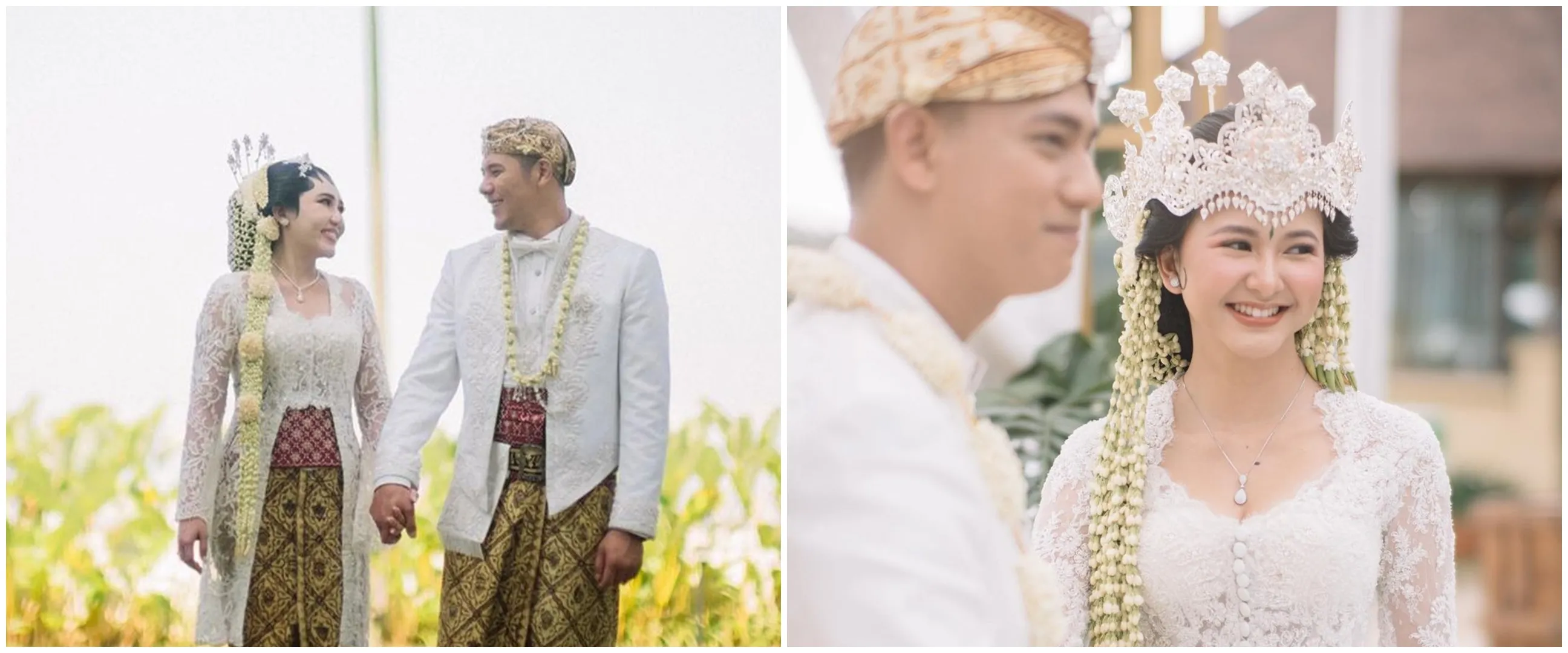 Pesona 9 seleb nikah pakai kebaya Didiet Maulana, anggun dan elegan