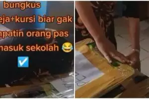 Aksi emak agar anaknya duduk di bangku depan ini bikin geleng kepala