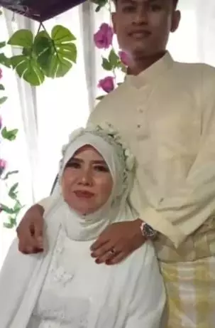Kisah cinta tak pandang usia, kedua mempelai ini beda 24 tahun TikTok