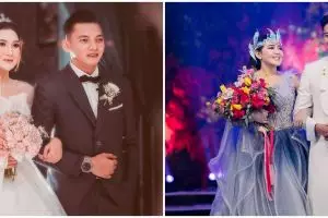 Layaknya negeri dongeng, 9 beda nikahan Via Vallen dan Nella Kharisma