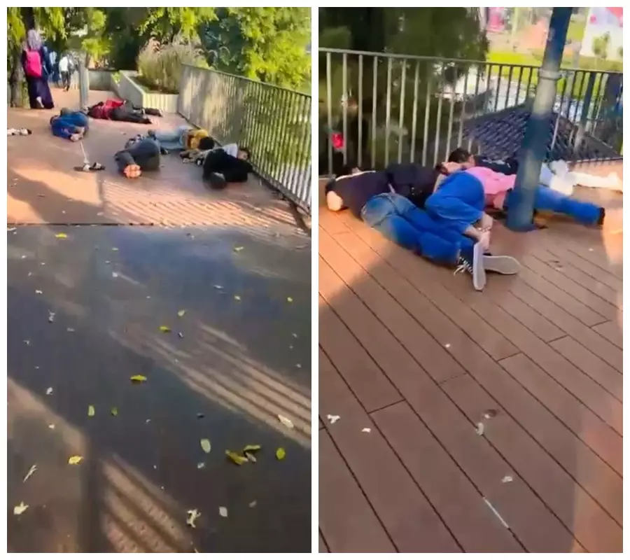 ABG Citayam Fashion Week tidur di emperan © berbagai sumber