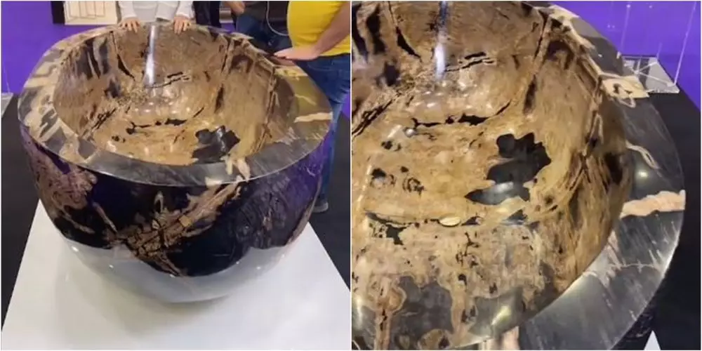 penampakan bak mandi termahal di dunia © TikTok penampakan bak mandi termahal di dunia © TikTok