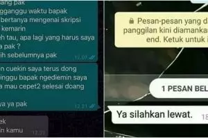 13 Chat lucu mahasiswa mau bimbingan ke dosen ini bikin tepuk jidat