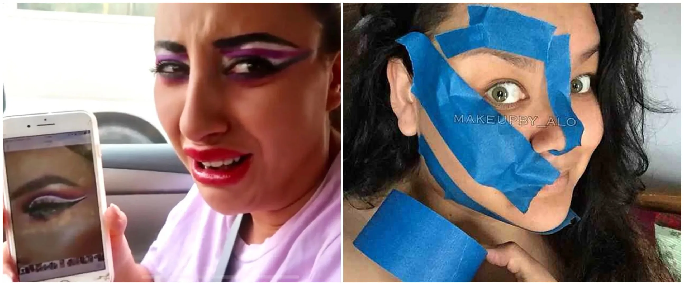 13 Potret lucu gambarkan susahnya pakai makeup ini bikin ketawa geli