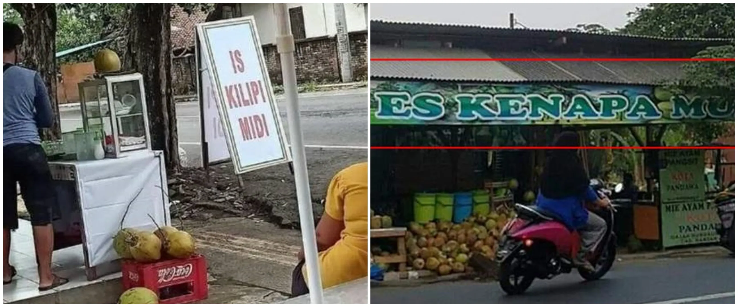 13 Tulisan typo di spanduk jualan ini bikin mikir dua kali, kocak abis