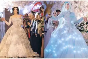 Pernikahan 11 seleb berkonsep negeri dongeng, Via Vallen bagaikan peri