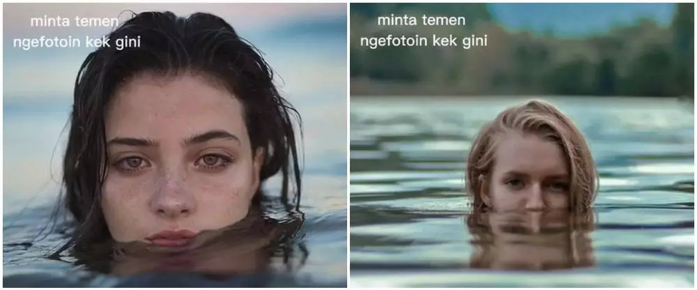 hasil foto gagal estetik © TikTok/@lhohehkok hasil foto gagal estetik © TikTok/@lhohehkok