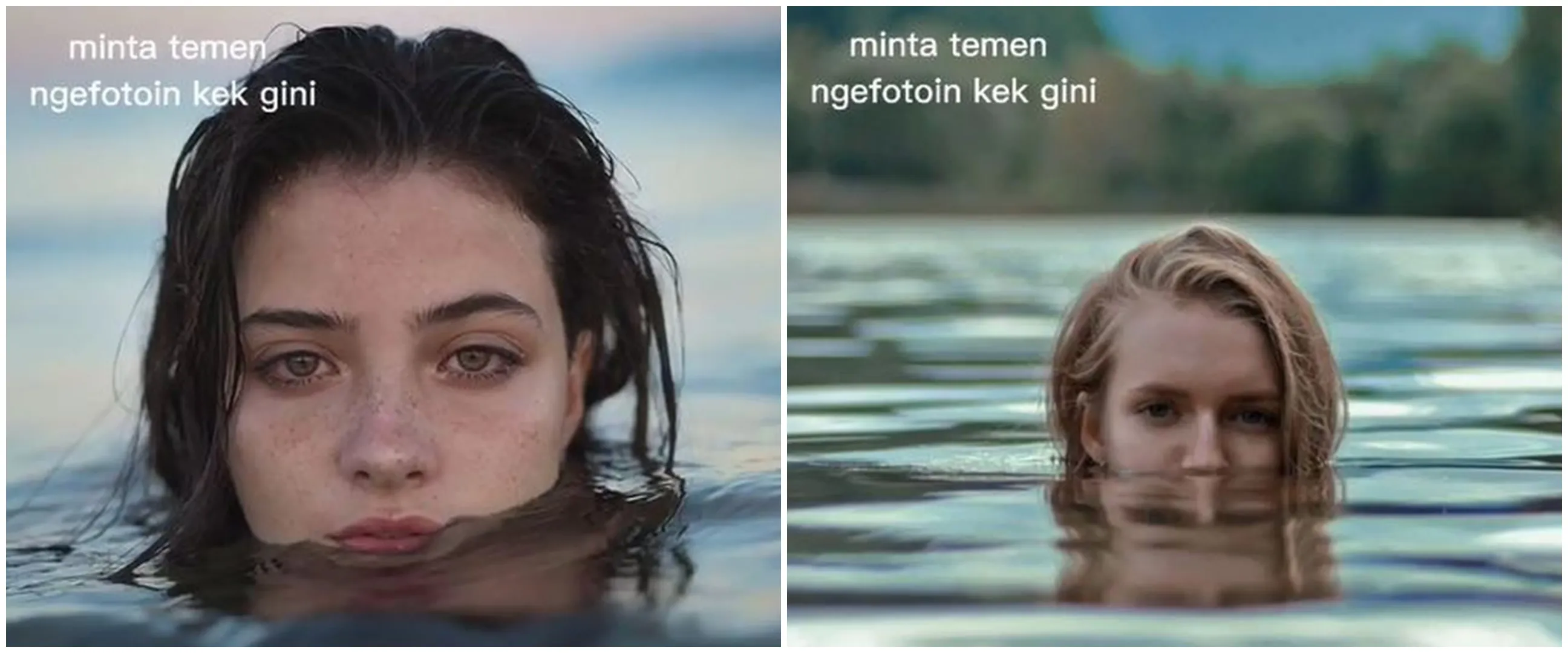 Wanita ini minta difotoin estetik sama teman, hasilnya bikin ngenes